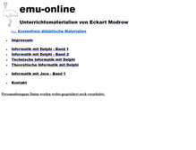 Tablet Screenshot of emu-online.de